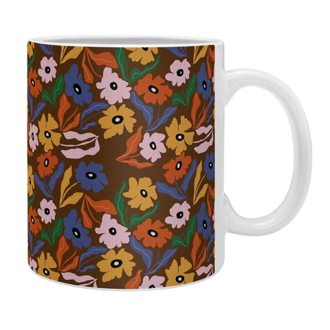 Miho Abstract floral pattern Coffee Mug