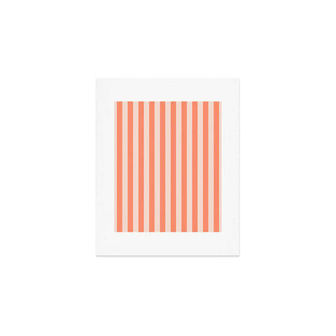Miho baby orange stripe Art Print