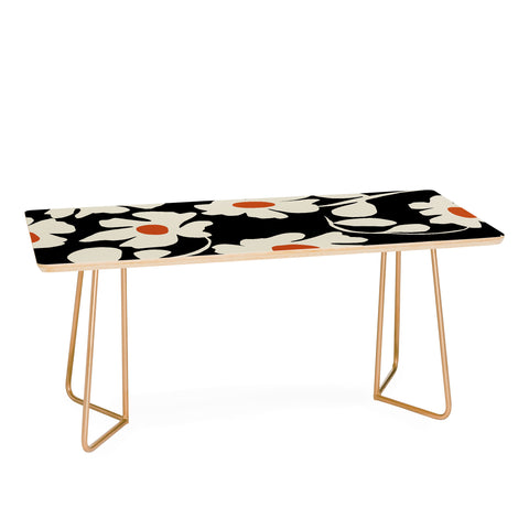 Miho Black and white floral I Coffee Table