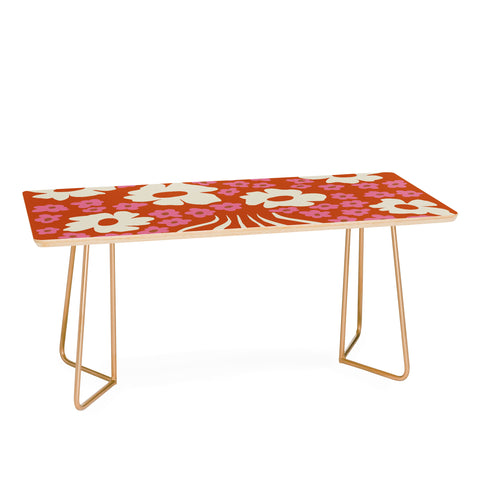 Miho flowerpot in orange and pink Coffee Table