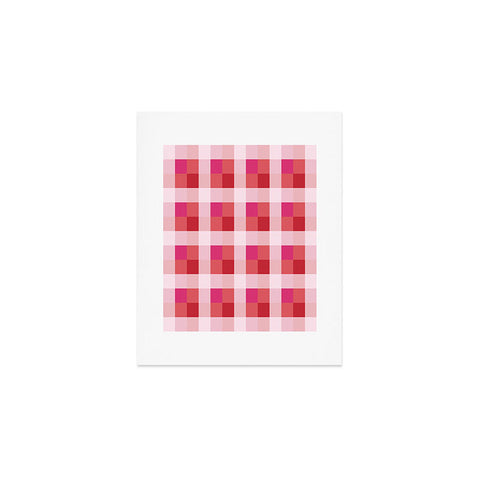 Miho geometrical color illusion Art Print