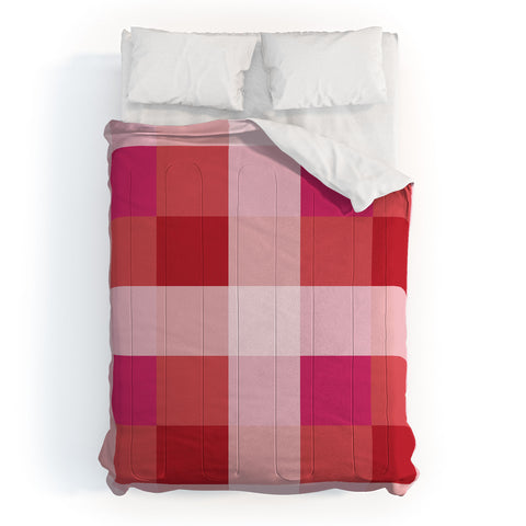 Miho geometrical color illusion Comforter