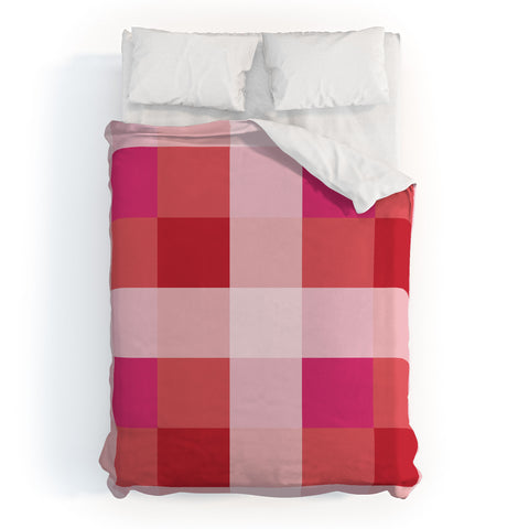 Miho geometrical color illusion Duvet Cover