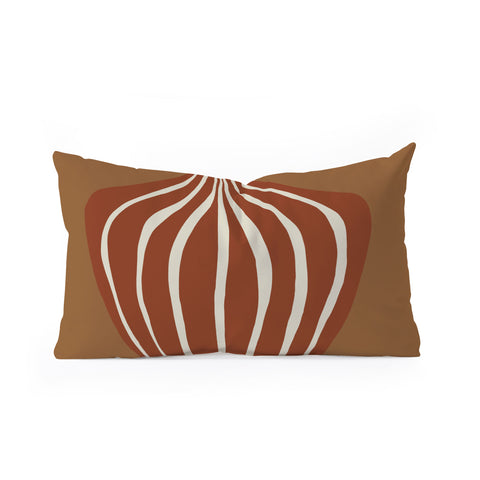 Miho Minimal Pottery 2 Oblong Throw Pillow