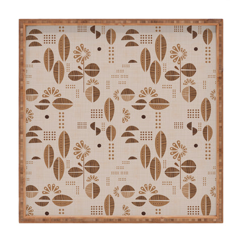 Mirimo Africa Flora Beige Square Tray