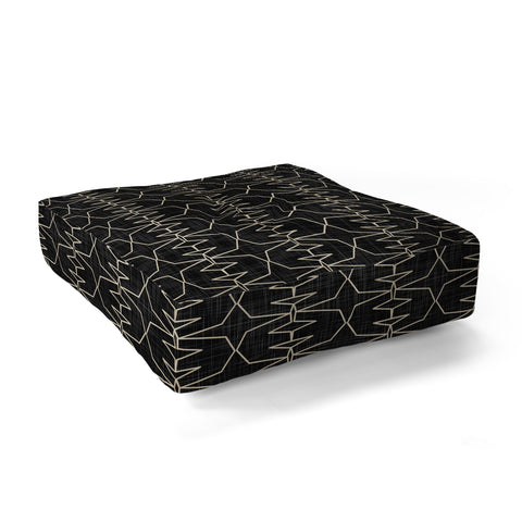Mirimo Afromood Black Floor Pillow Square