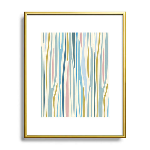 Mirimo Aristo Stripes Metal Framed Art Print