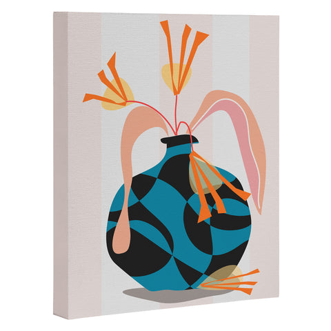 Mirimo Blue Vase Art Canvas
