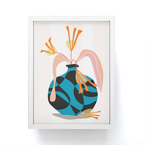 Mirimo Blue Vase Framed Mini Art Print