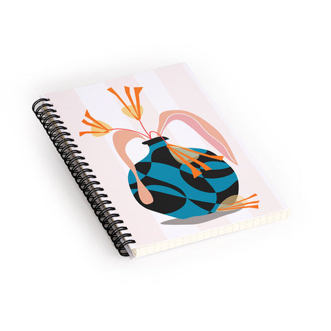 Mirimo Blue Vase Spiral Notebook