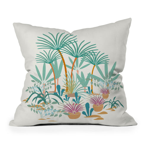 Mirimo Exotic Greenhouse Outdoor Throw Pillow