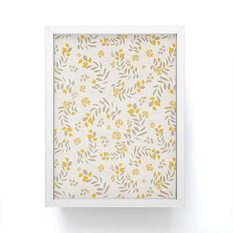 Mirimo Gold Blooms Framed Mini Art Print