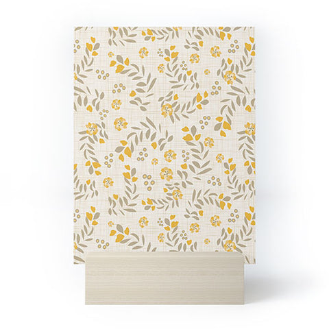 Mirimo Gold Blooms Mini Art Print