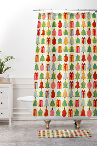 Mirimo Holiday decors Shower Curtain And Mat