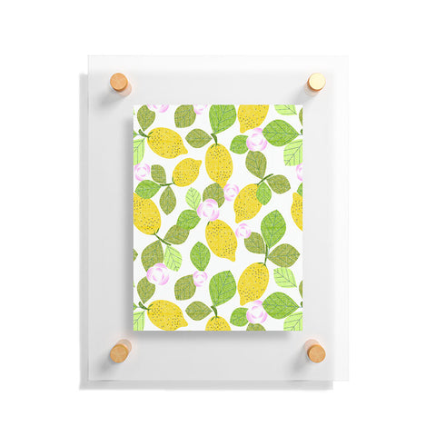 Mirimo Lemons in Bloom Floating Acrylic Print