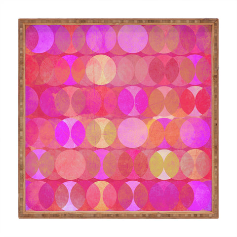 Mirimo Multidudes Pink Square Tray