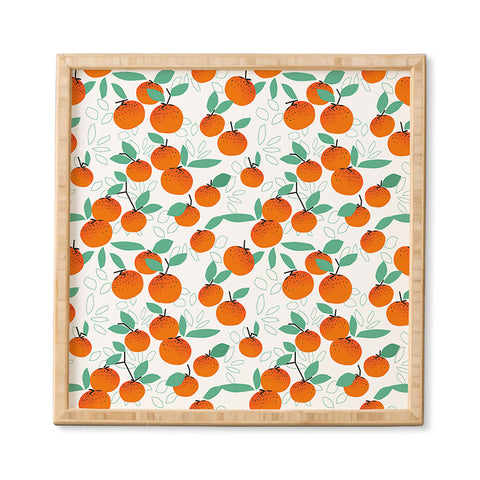 Mirimo Oranges on White Framed Wall Art