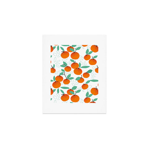 Mirimo Oranges on White Art Print