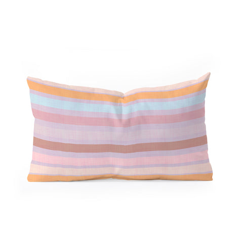 Mirimo Pastello Stripes Oblong Throw Pillow