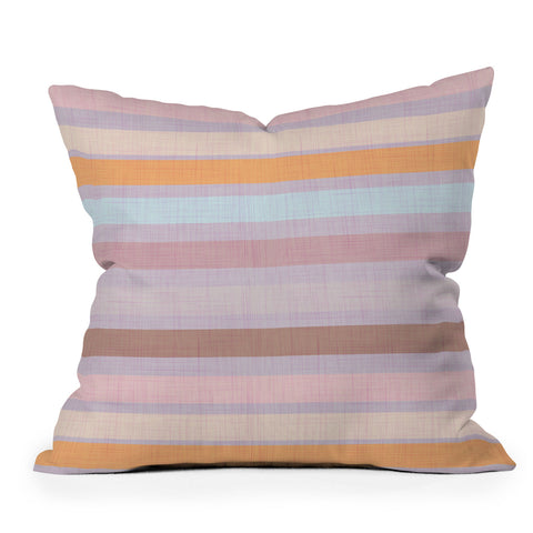 Mirimo Pastello Stripes Throw Pillow