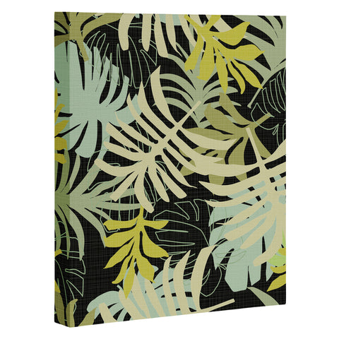 Mirimo Tropical Green Foliage Art Canvas