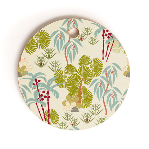 Mirimo Tropical Spring Cutting Board Round