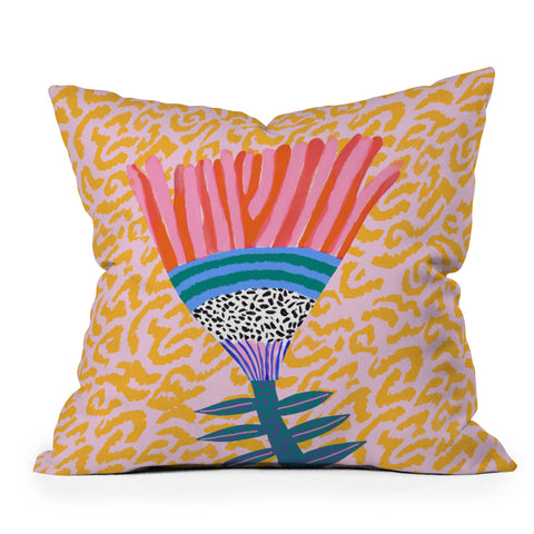 Misha Blaise Design Radicallia Flower Outdoor Throw Pillow