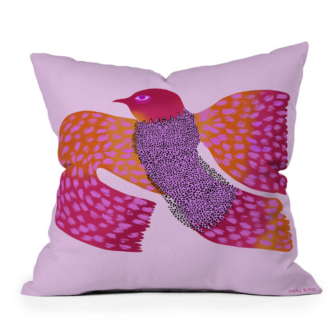 Misha Blaise Design Wild Bird Outdoor Throw Pillow
