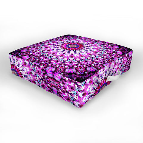 Monika Strigel Pink Arabesque Outdoor Floor Cushion