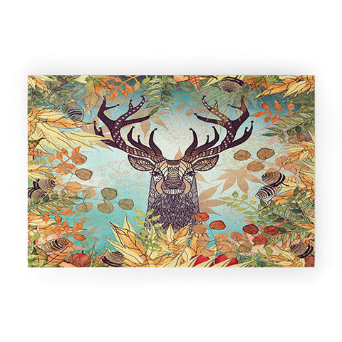 Monika Strigel The Friendly Stag Welcome Mat