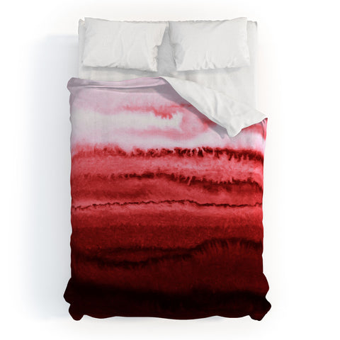 Monika Strigel WITHIN THE TIDES CRANBERRY PIE Duvet Cover