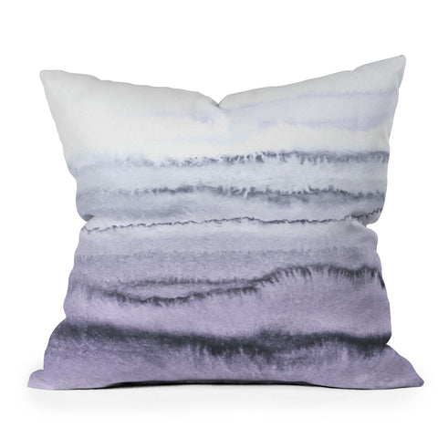 Monika Strigel WITHIN THE TIDES LILAC GRAY Outdoor Throw Pillow