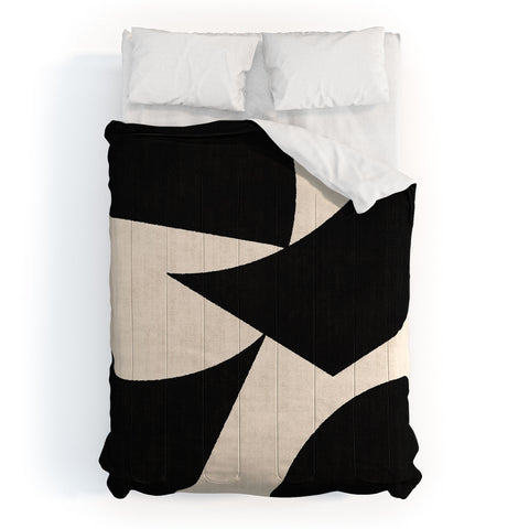 MoonlightPrint Cutout Abstract Modern Shapes Comforter