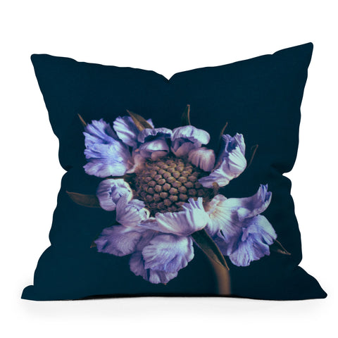 Morgan Kendall purple honeycomb Outdoor Throw Pillow