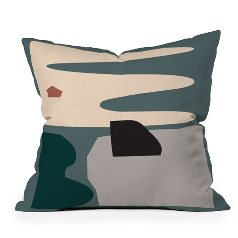 mpgmb Shape Study 21 Outdoor Throw Pillow