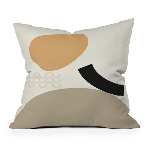 mpgmb Shape Study 24 Outdoor Throw Pillow