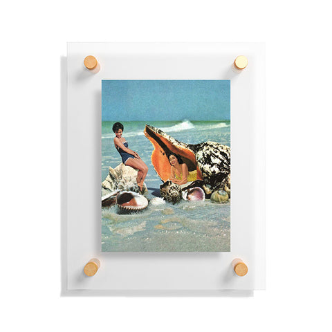 MsGonzalez Greetings from Seashells Floating Acrylic Print