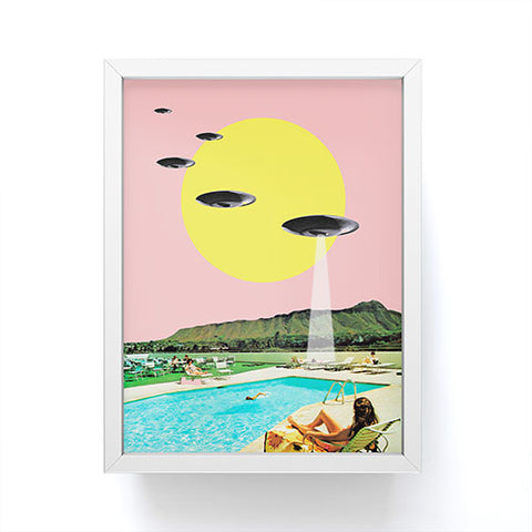 MsGonzalez Invasion on vacation UFO Framed Mini Art Print