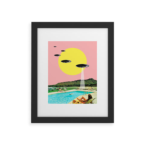 MsGonzalez Invasion on vacation UFO Framed Art Print