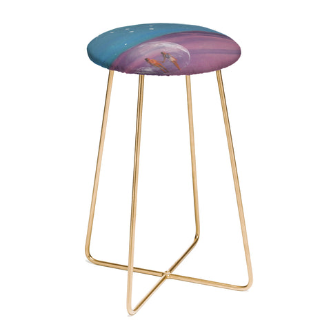 MsGonzalez The sun will come out again Counter Stool