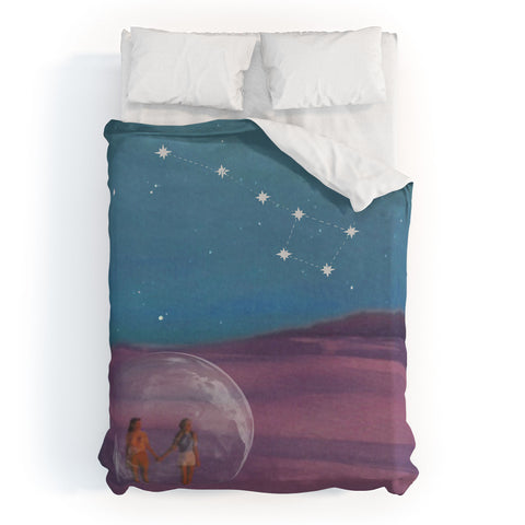 MsGonzalez The sun will come out again Duvet Cover