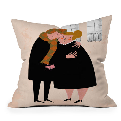 Mummysam Marriage Outdoor Throw Pillow