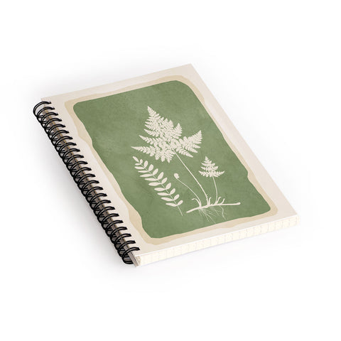Nadja Leaf Design 16 Spiral Notebook