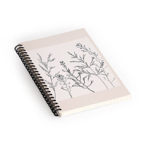 Nadja Minimalist Grass 2 Spiral Notebook