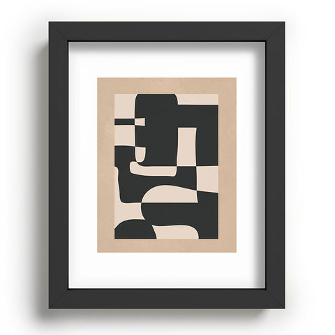 Nadja Modern Abstract Minimal Art 3 Recessed Framing Rectangle