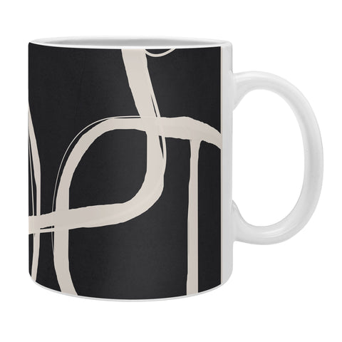 Nadja Modern Minimalist One Line Art Coffee Mug