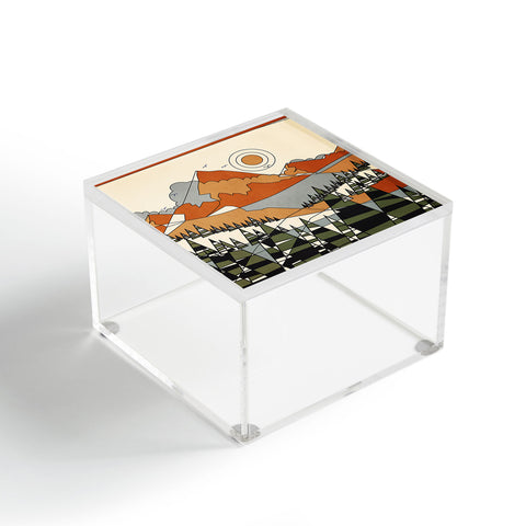 Nadja Wild Abstract Landscape 3 Acrylic Box