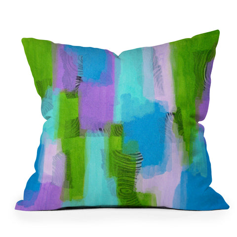 Natalie Baca Paige Outdoor Throw Pillow
