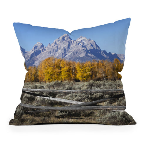 Nature Magick Grand Teton National Park Outdoor Throw Pillow