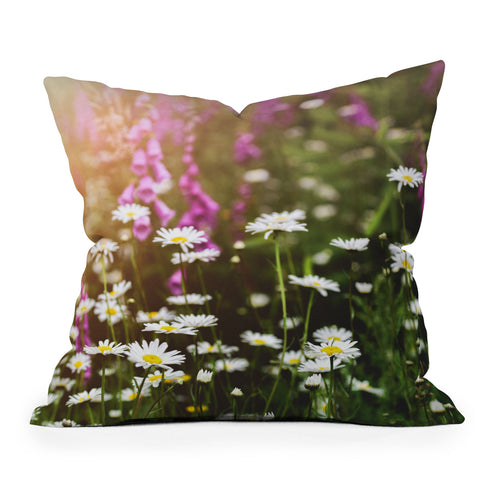 Nature Magick Wildflower Adventure Outdoor Throw Pillow